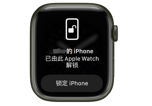 略阳苹果手机维修分享用 AppleWatch 解锁配备面容 ID 的 iPhone方法 