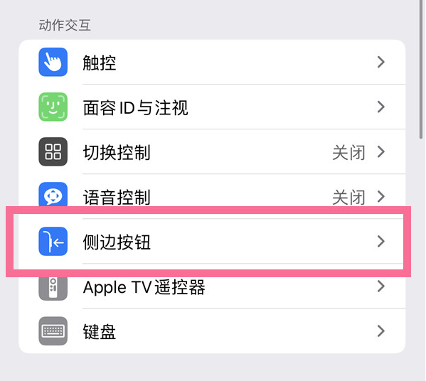 略阳苹果14维修店分享iPhone14 Plus侧键双击下载功能关闭方法 